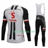 Fietskleding (Fietsshirt Lange Mouw + Lange Koersbroek) 2018 Team Sunweb N001